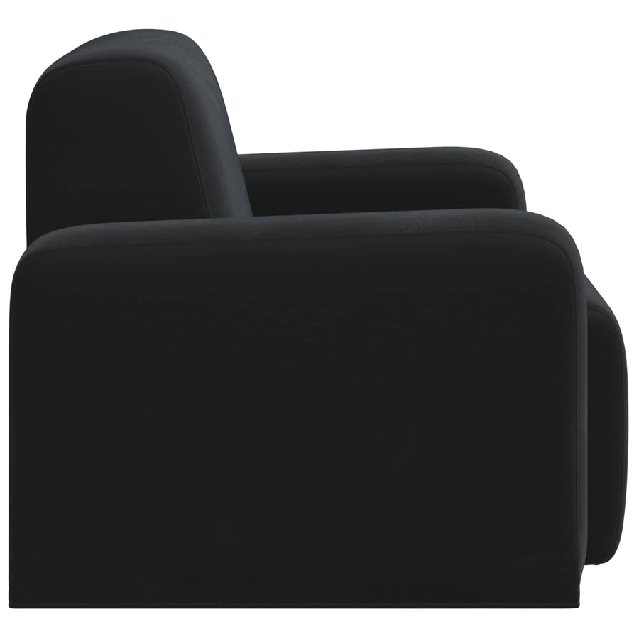 Fauteuil Zwart fluweel