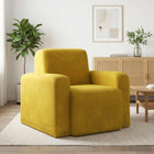 Fauteuil Geel fluweel
