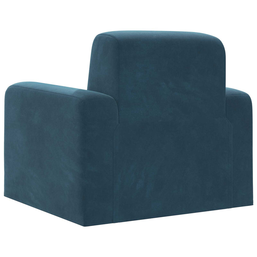 Fauteuil Blauw fluweel