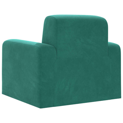 Fauteuil Turquoise fluweel