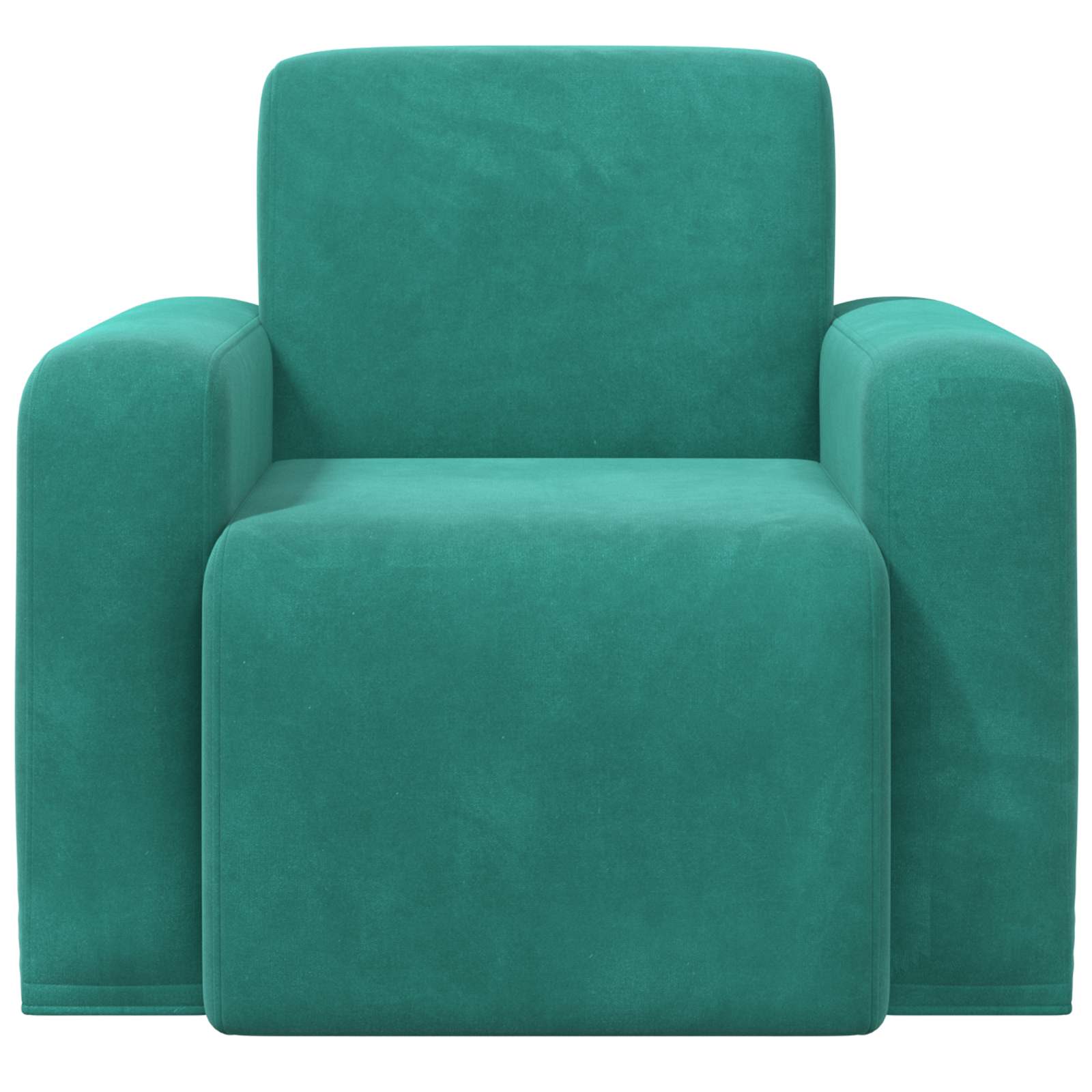 Fauteuil Turquoise fluweel