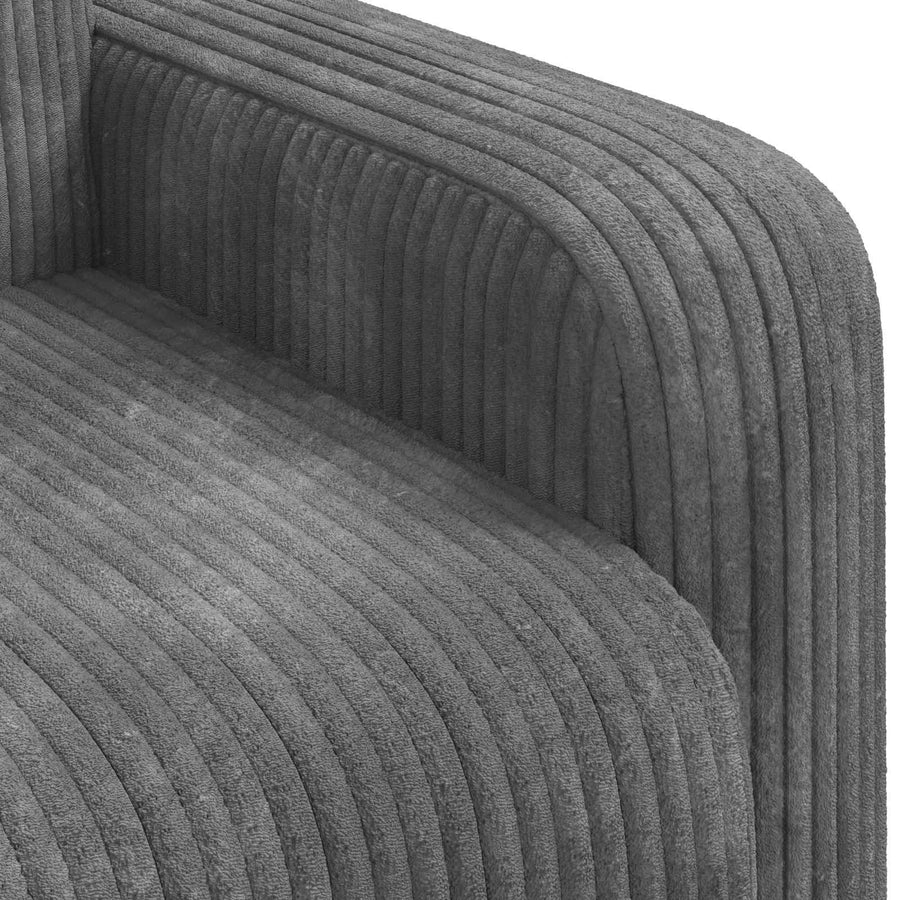 Fauteuil Lichtgrijs corduroy