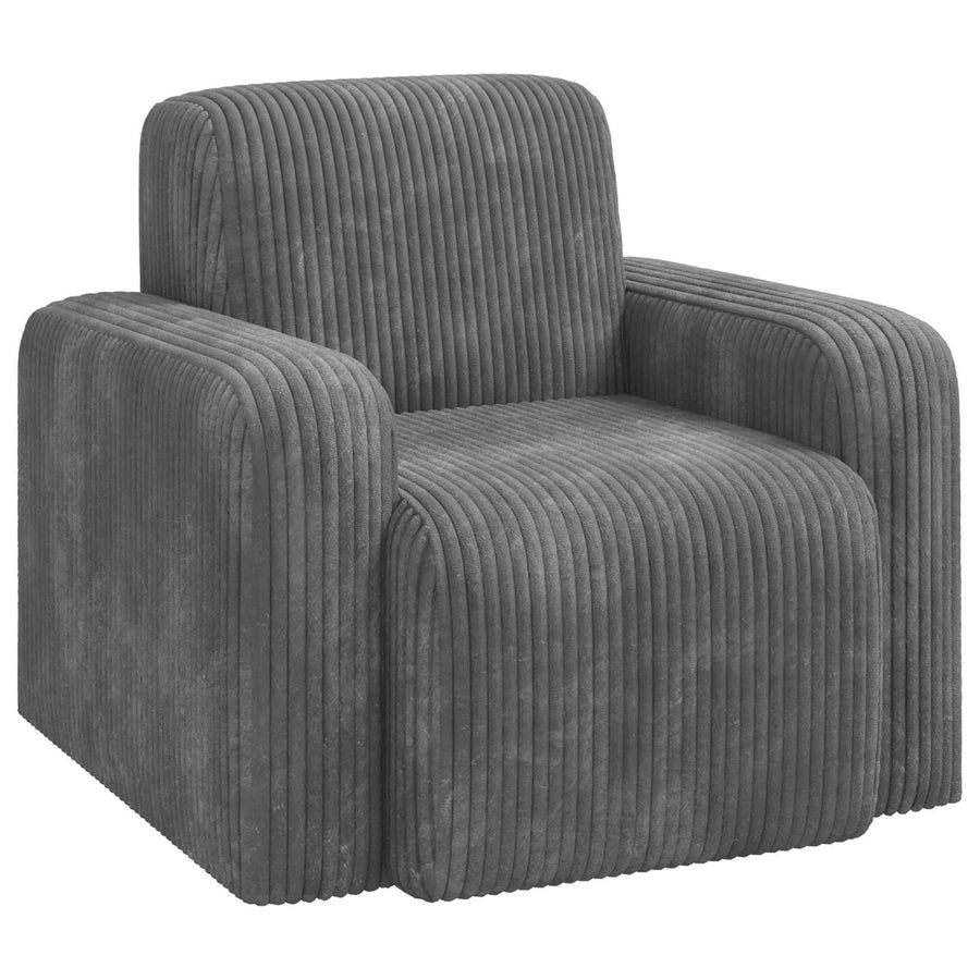 Fauteuil Lichtgrijs corduroy