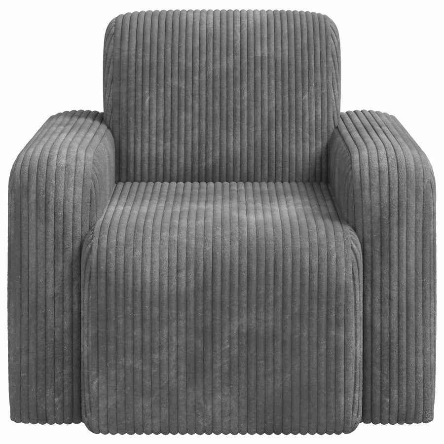 Fauteuil Lichtgrijs corduroy