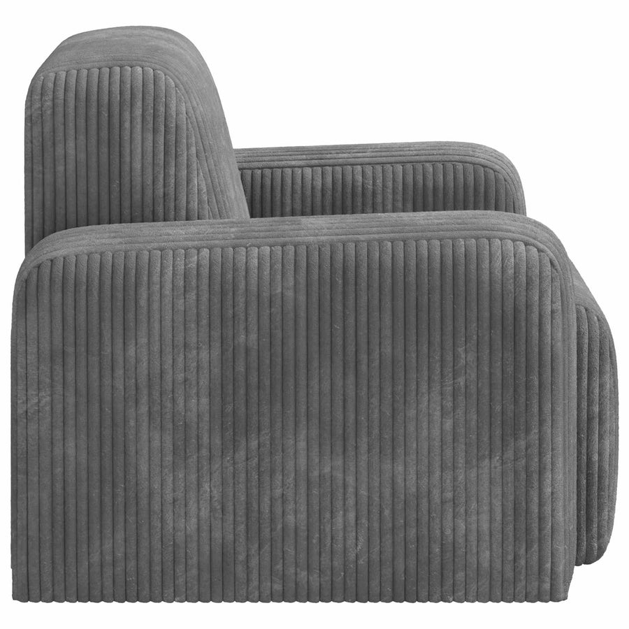 Fauteuil Lichtgrijs corduroy