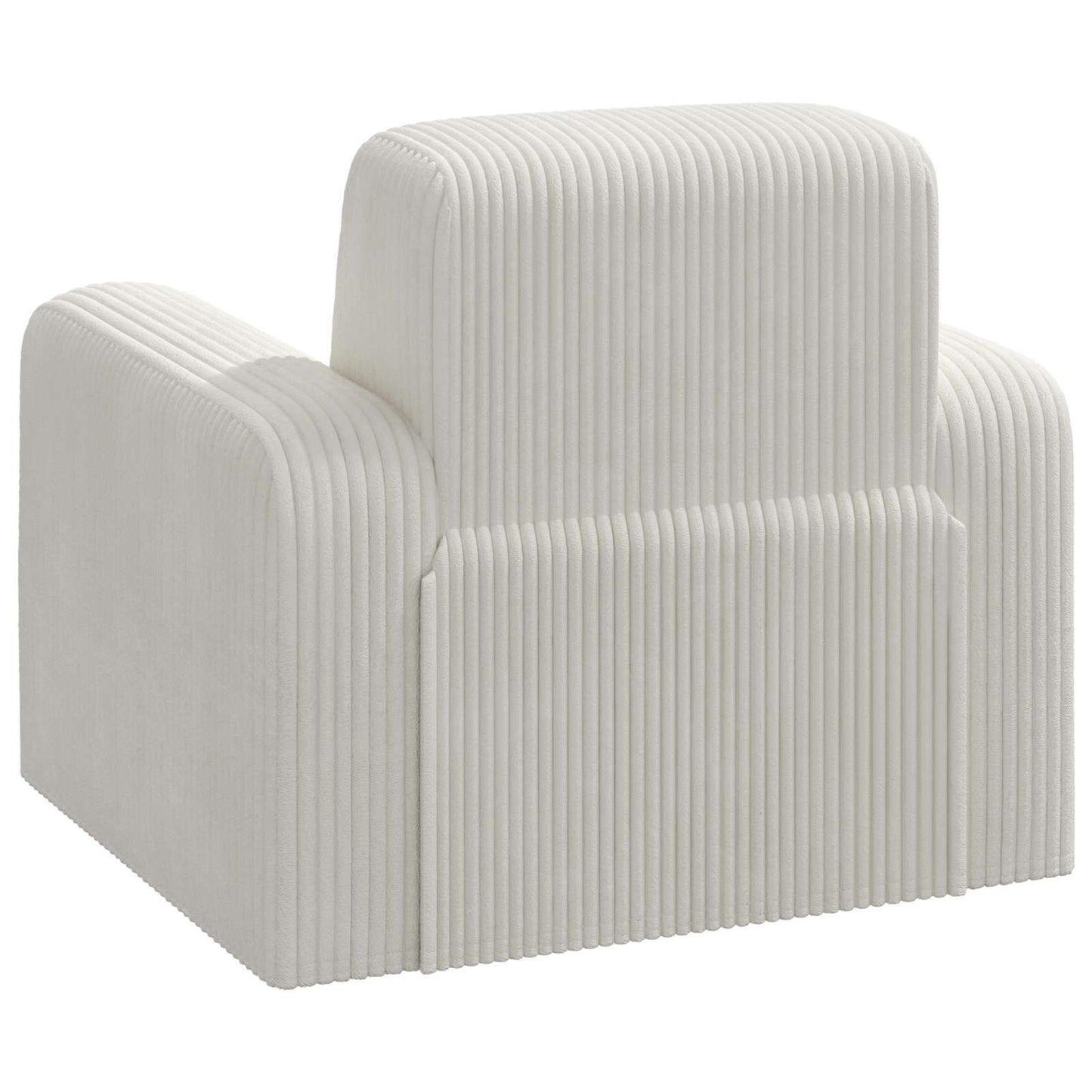 Fauteuil Crèmekleurig corduroy