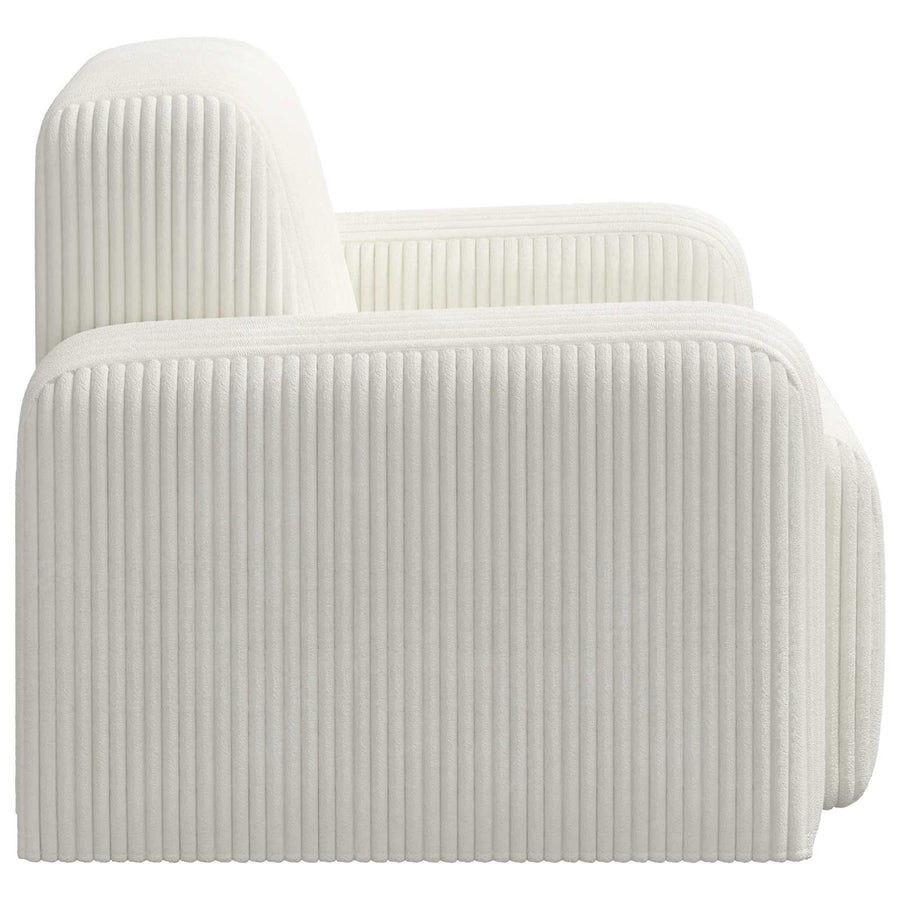 Fauteuil Crèmekleurig corduroy