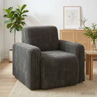 Fauteuil Antraciet corduroy