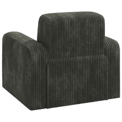 Fauteuil Antraciet corduroy