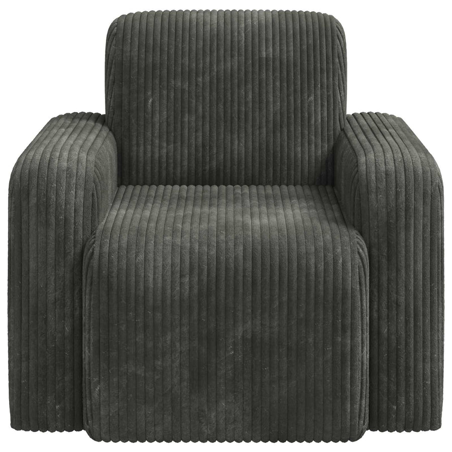 Fauteuil Antraciet corduroy