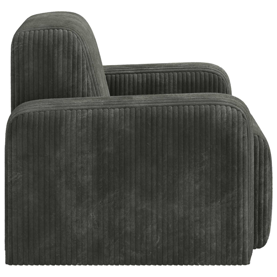 Fauteuil Antraciet corduroy