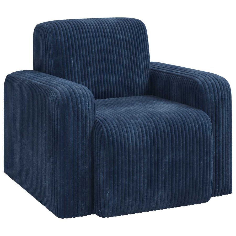 Fauteuil Marineblauw corduroy