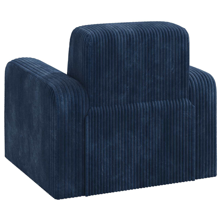 Fauteuil Marineblauw corduroy