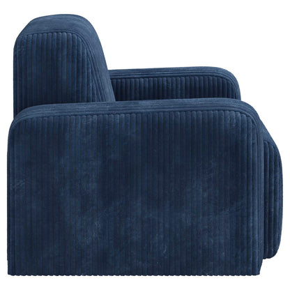 Fauteuil Marineblauw corduroy