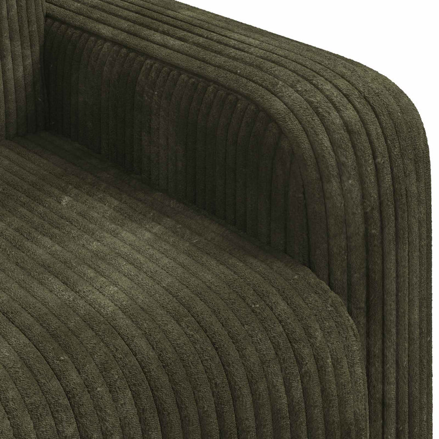 Fauteuil Groen corduroy