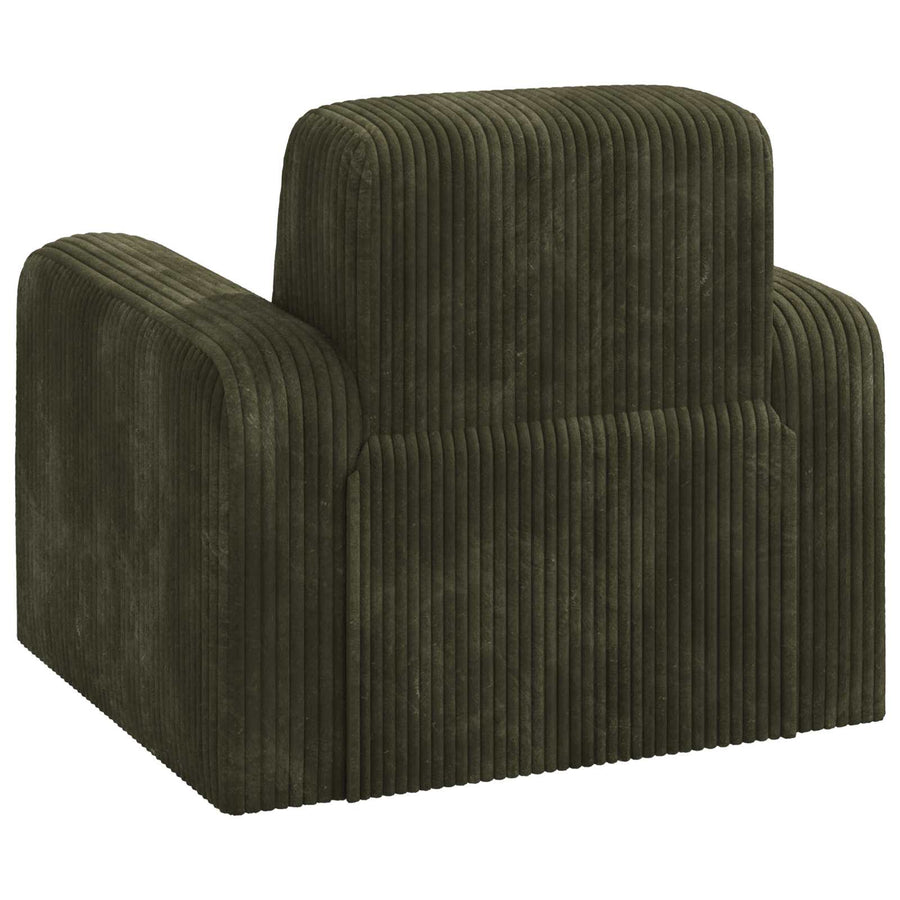 Fauteuil Groen corduroy