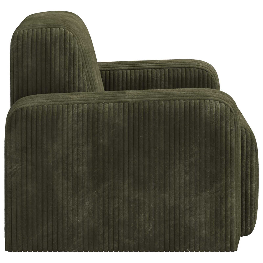 Fauteuil Groen corduroy