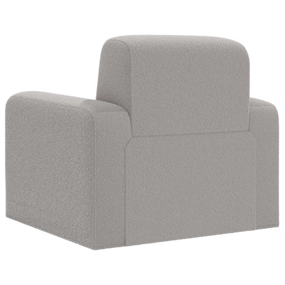 Fauteuil Lichtgrijs Bouclé