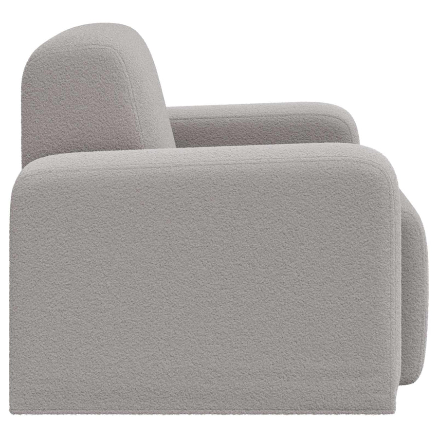 Fauteuil Lichtgrijs Bouclé