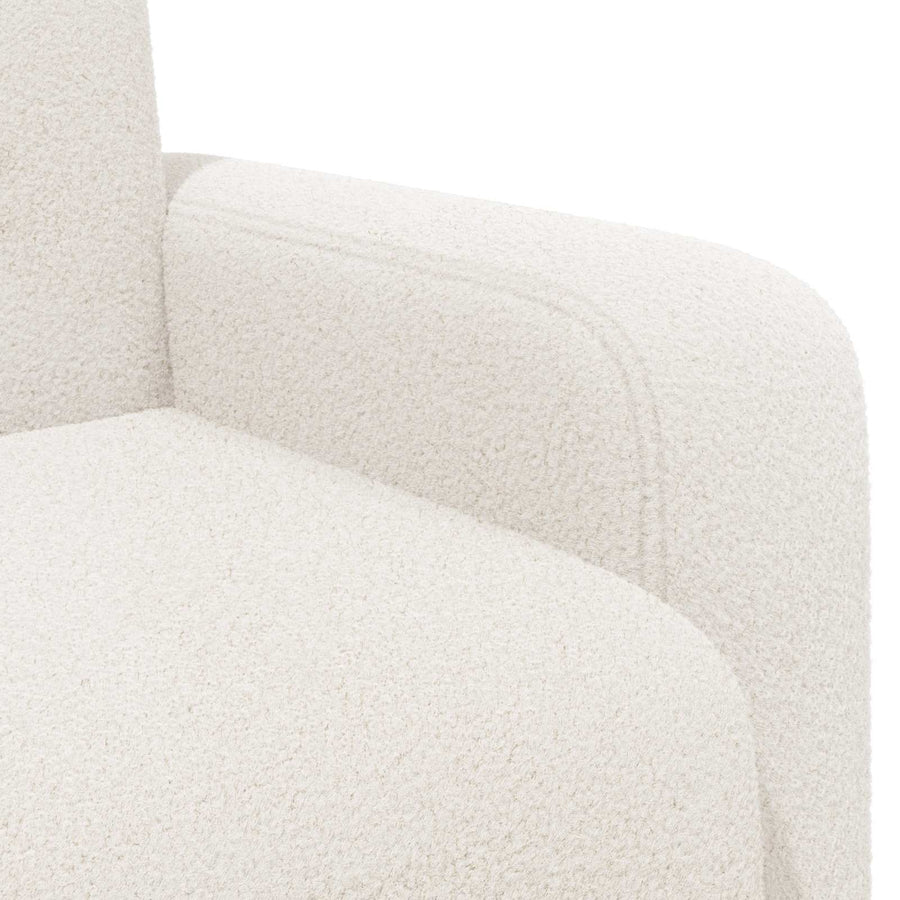 Fauteuil Crèmekleurig Bouclé