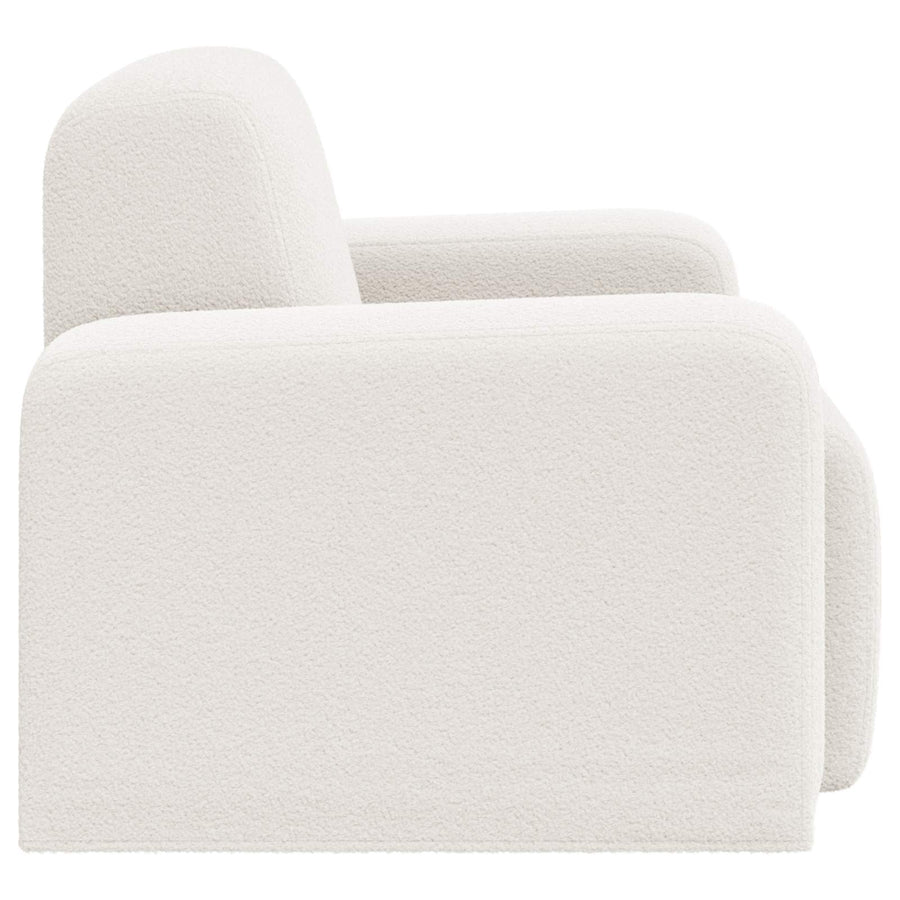 Fauteuil Crèmekleurig Bouclé