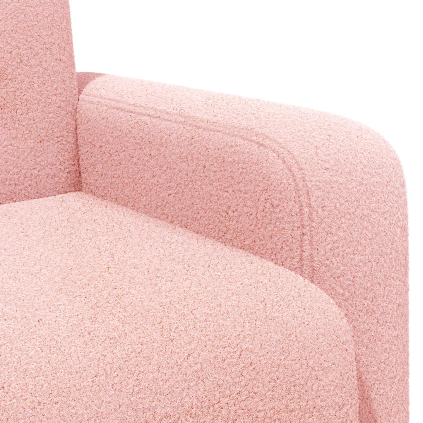 Fauteuil Roze Bouclé