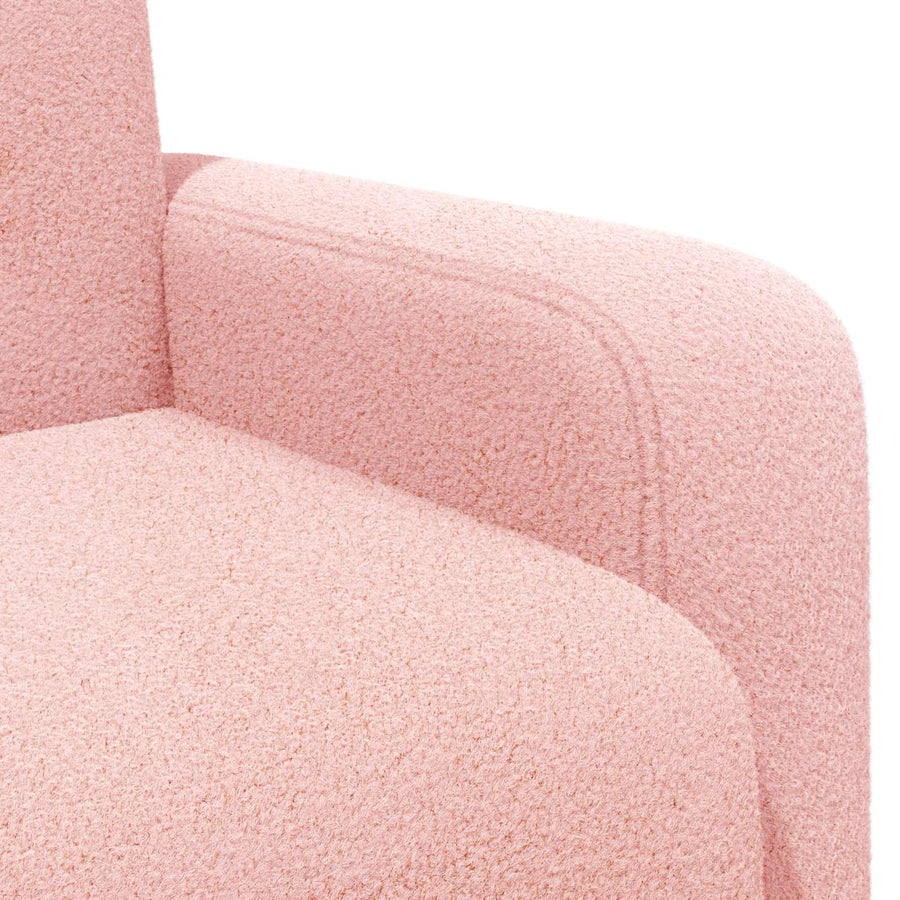 Fauteuil Roze Bouclé