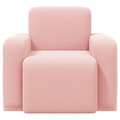 Fauteuil Roze Bouclé