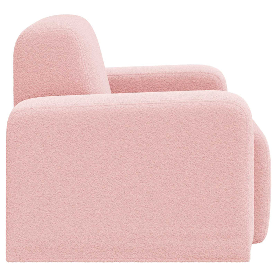 Fauteuil Roze Bouclé
