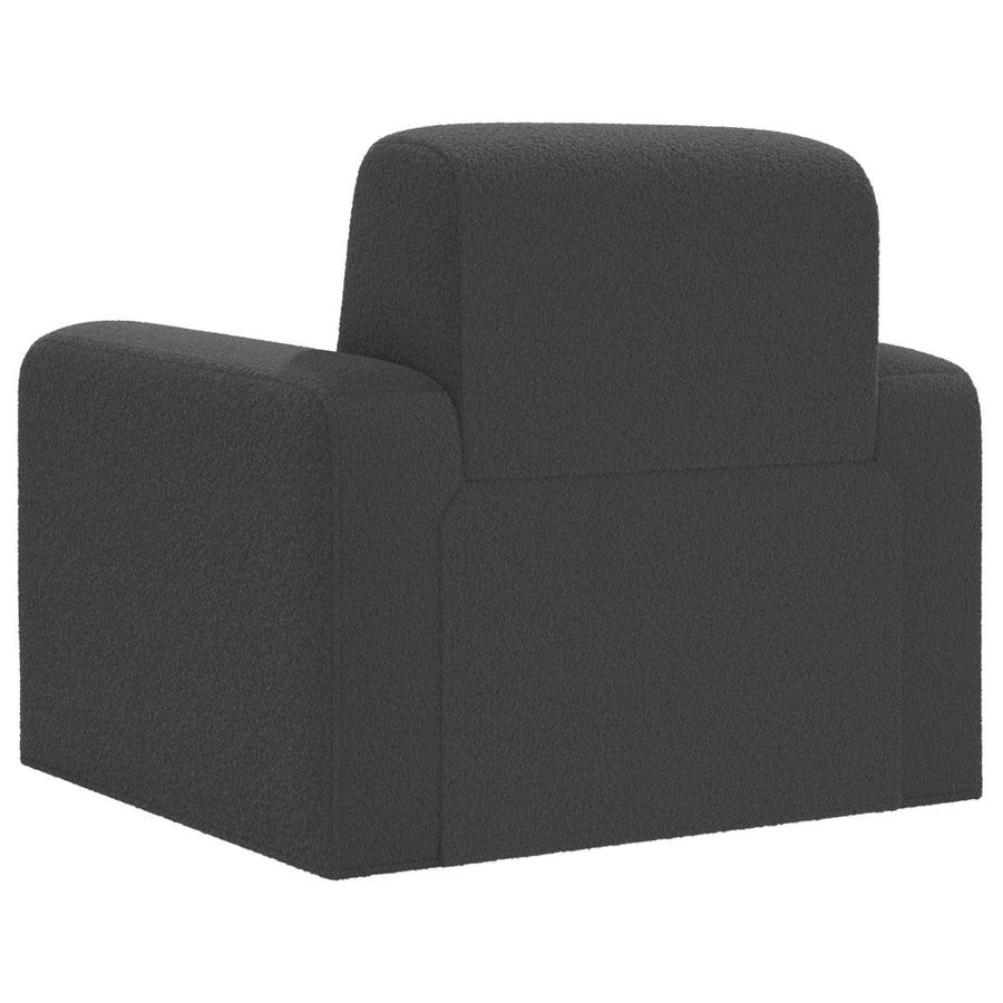 Fauteuil Donkergrijs Bouclé
