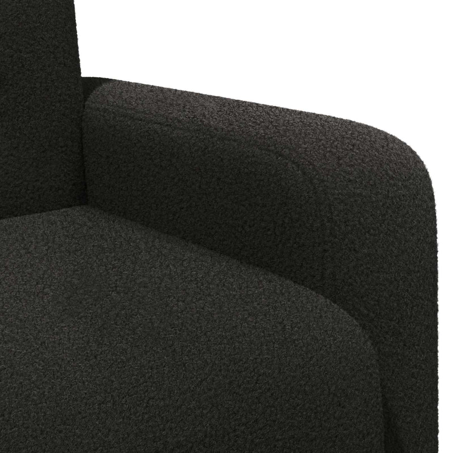 Fauteuil Zwart Bouclé