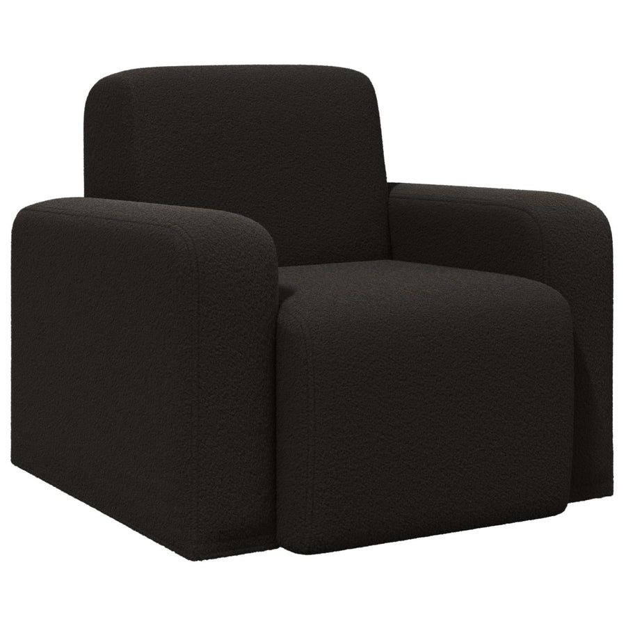 Fauteuil Zwart Bouclé