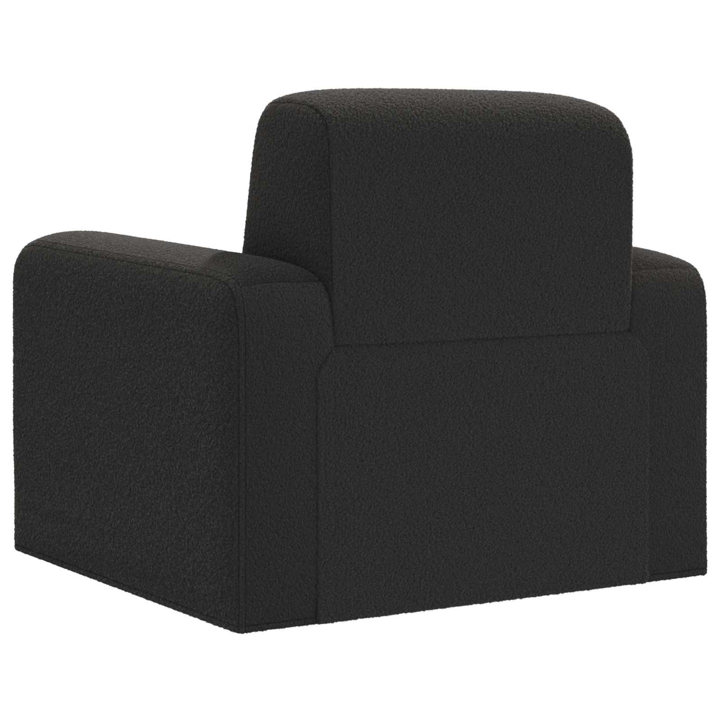 Fauteuil Zwart Bouclé