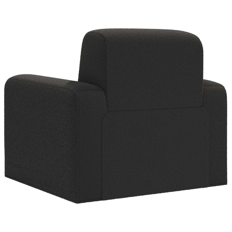 Fauteuil Zwart Bouclé