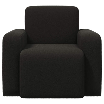 Fauteuil Zwart Bouclé