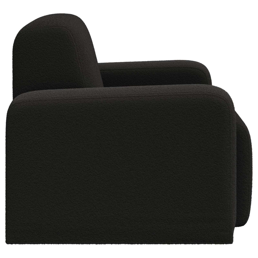 Fauteuil Zwart Bouclé