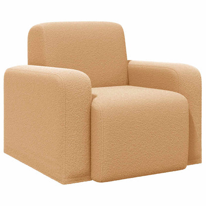 Fauteuil Beige Bouclé