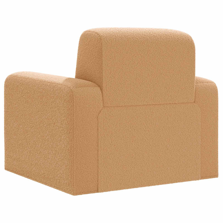 Fauteuil Beige Bouclé