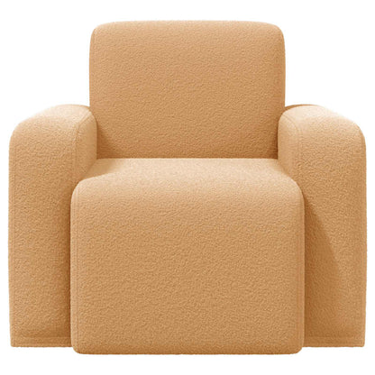Fauteuil Beige Bouclé
