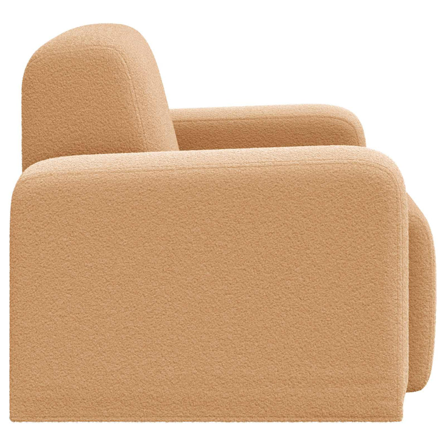 Fauteuil Beige Bouclé