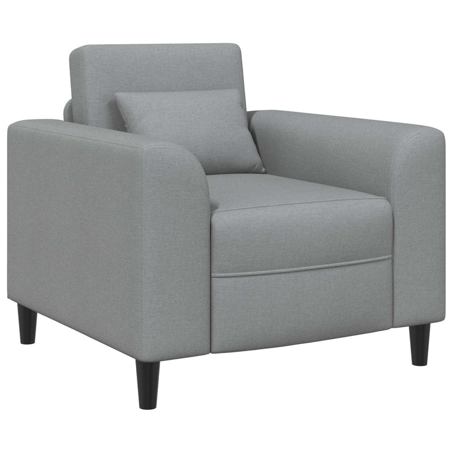 Fauteuil Lichtgrijs Stof
