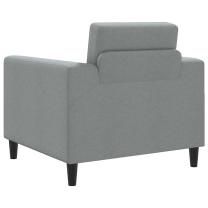 Fauteuil Lichtgrijs Stof