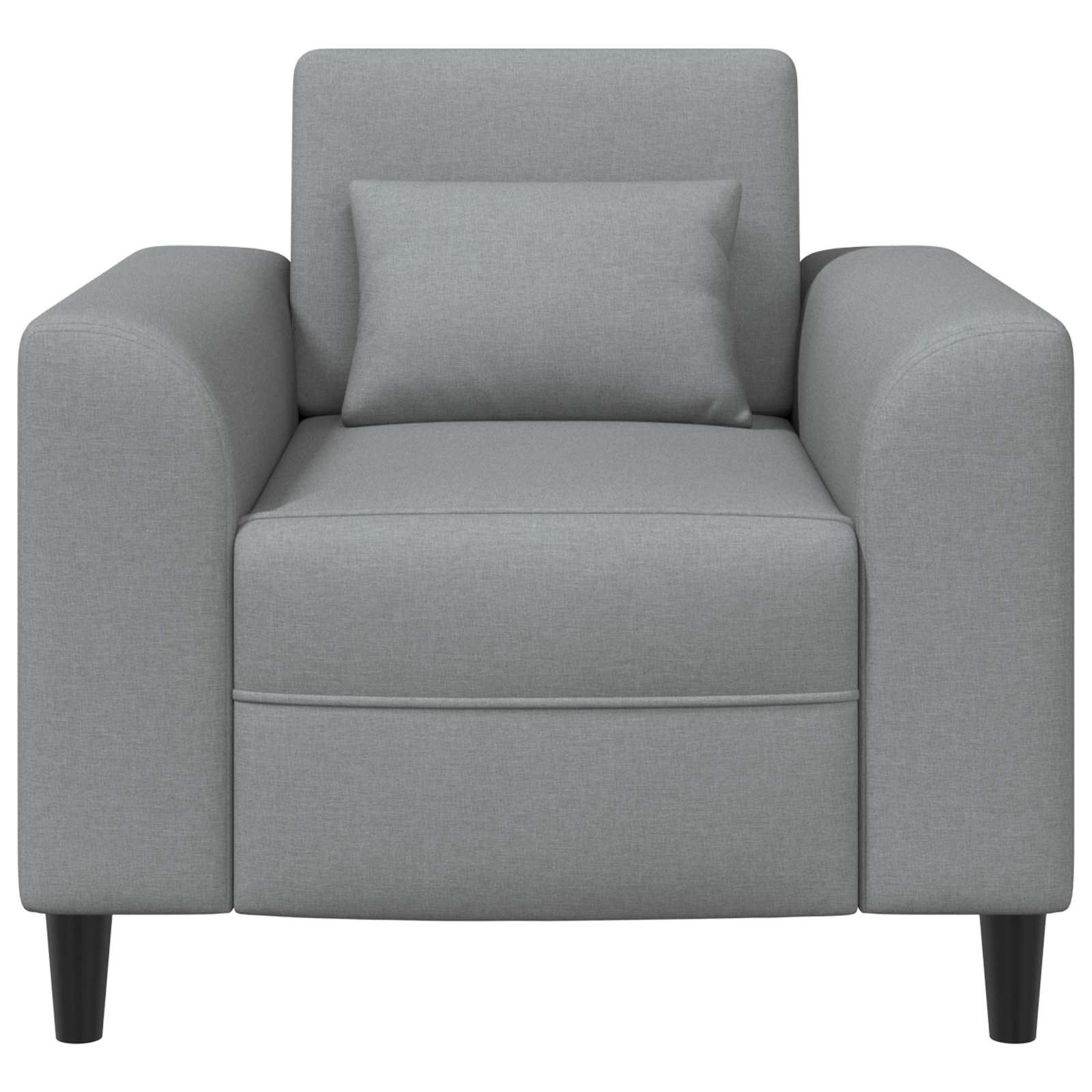 Fauteuil Lichtgrijs Stof