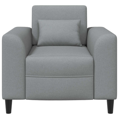 Fauteuil Lichtgrijs Stof