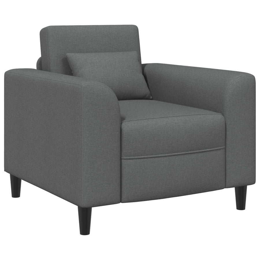 Fauteuil Donkergrijs Stof