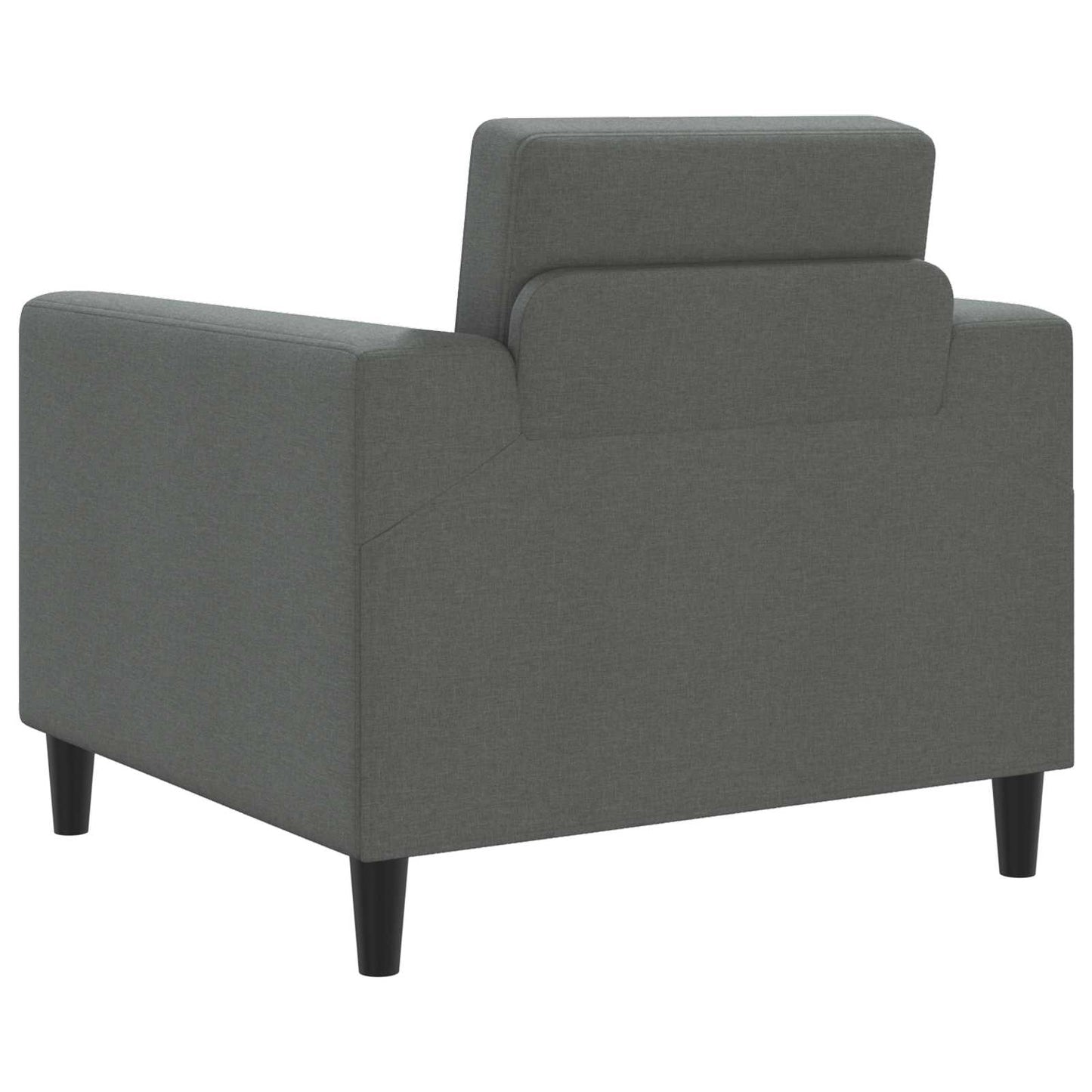 Fauteuil Donkergrijs Stof