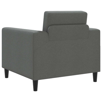 Fauteuil Donkergrijs Stof