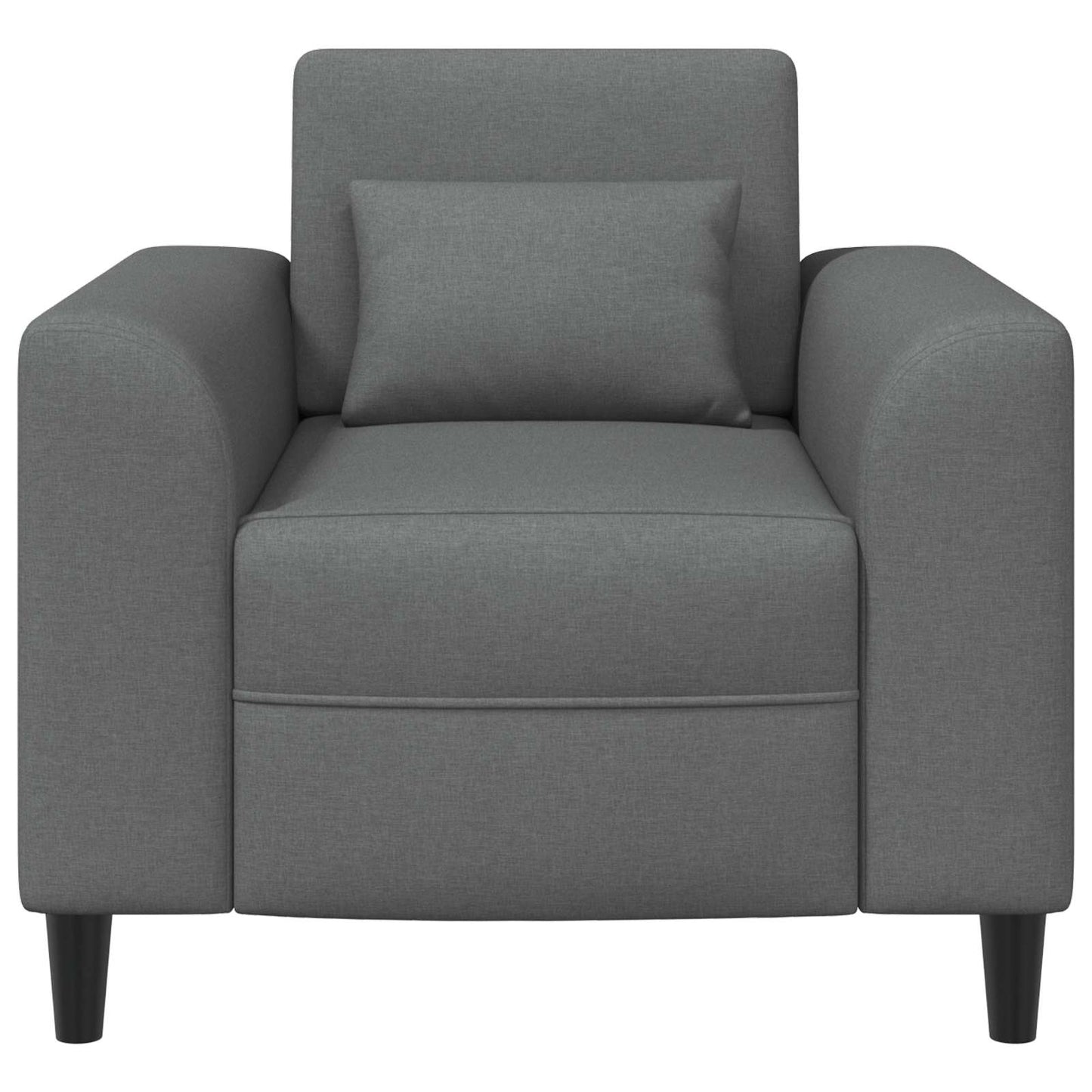 Fauteuil Donkergrijs Stof
