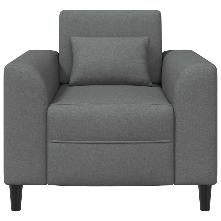 Fauteuil Donkergrijs Stof