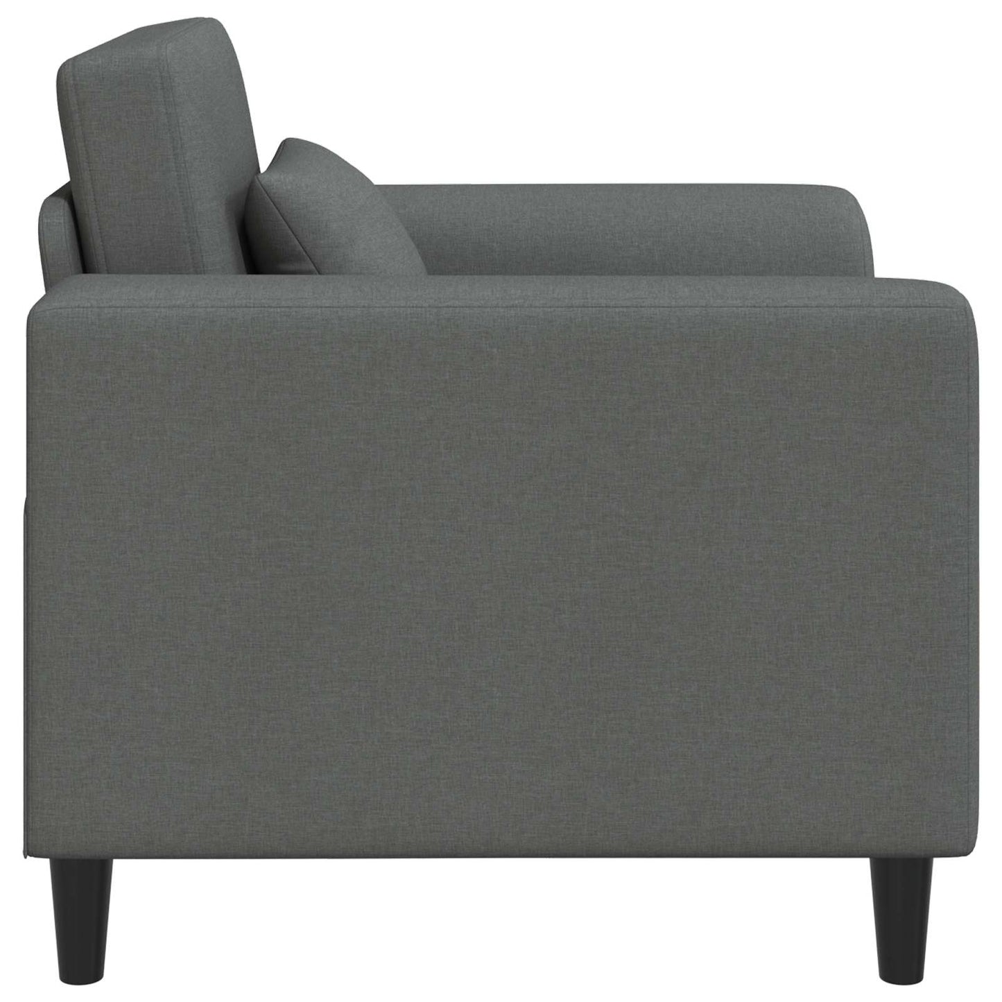 Fauteuil Donkergrijs Stof